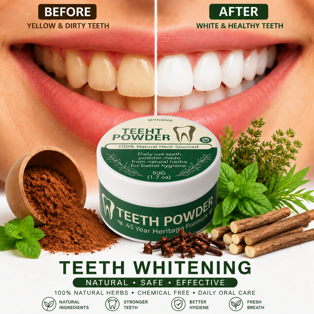 MYNANA TEETH WHITENING POWDER