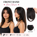 2clips Big Size and Thick Front Bang Extension